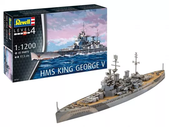 Revell - HMS King George V makett